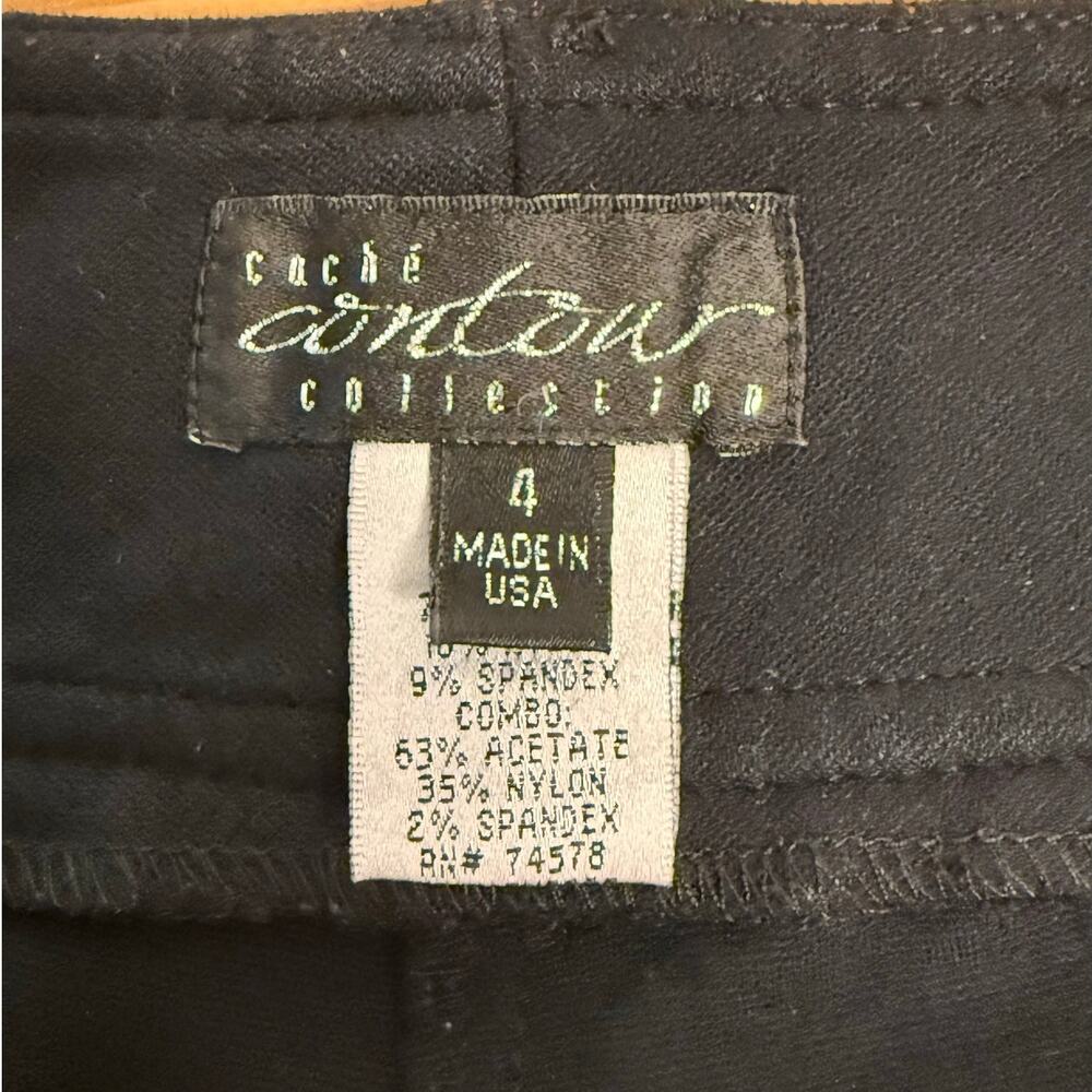 Cache Contour Collection 2 Piece Set Black Blazer… - image 8